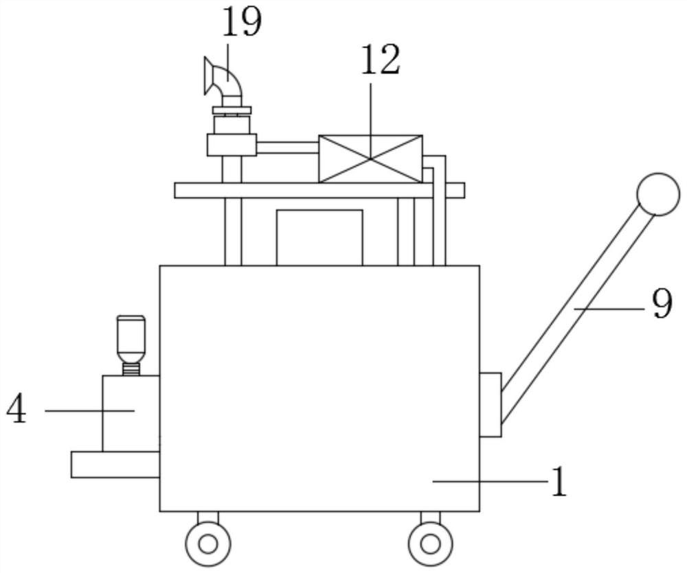 Spraying equipment for complex microbial inoculants for water quality purification