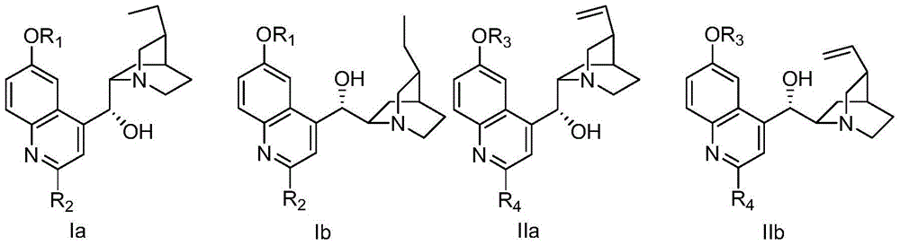 Method for preparing chiral α-hydroxy-β-dicarbonyl compound with novel cinchona base c-2` derivative as catalyst