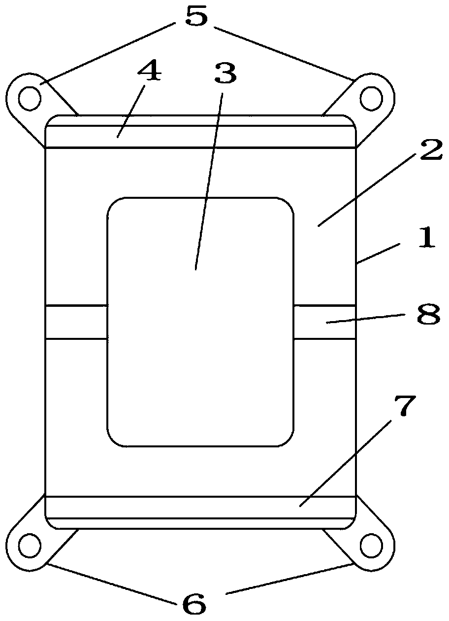 Water photovoltaic panel support device