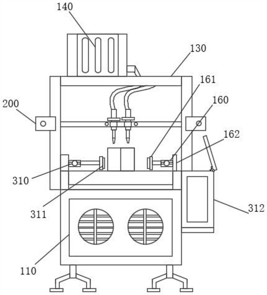 Device for testing and detecting electrical performance of battery cell of battery module