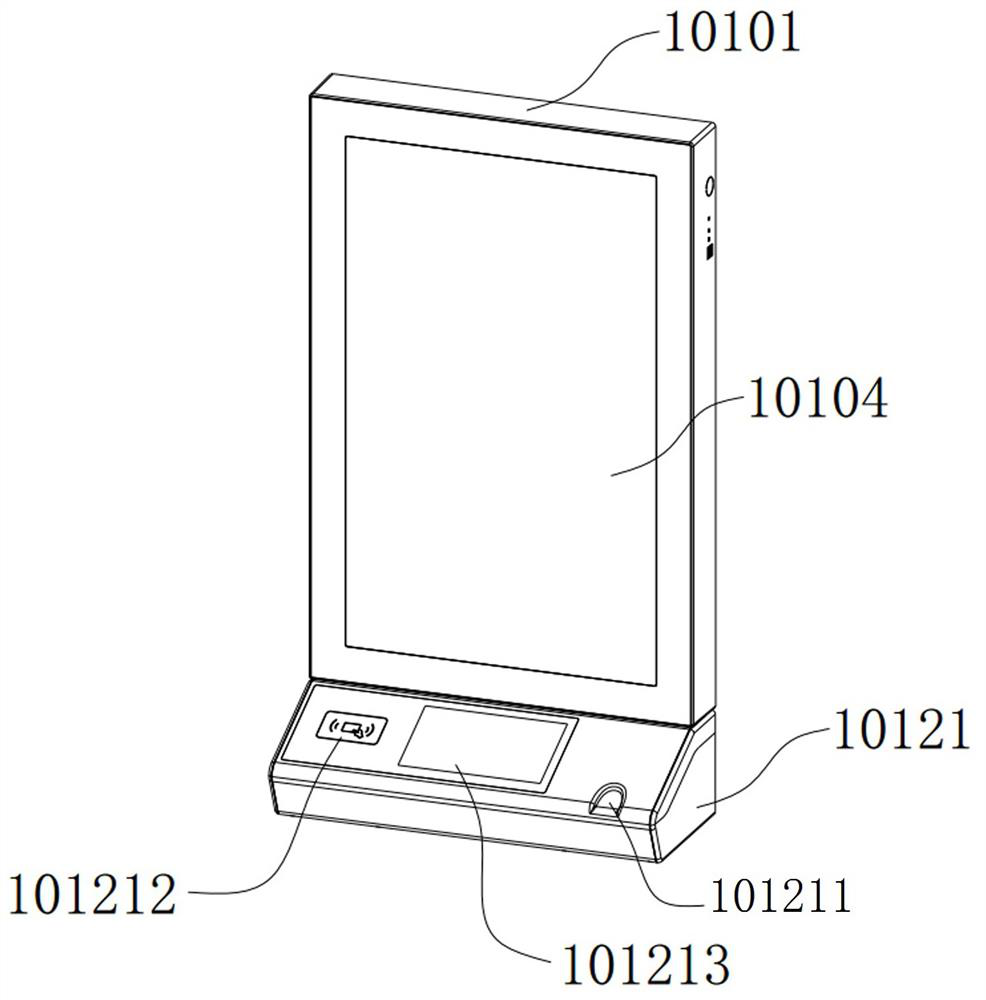 One-stop trusted biometric data collection terminal equipment and collection and sharing method