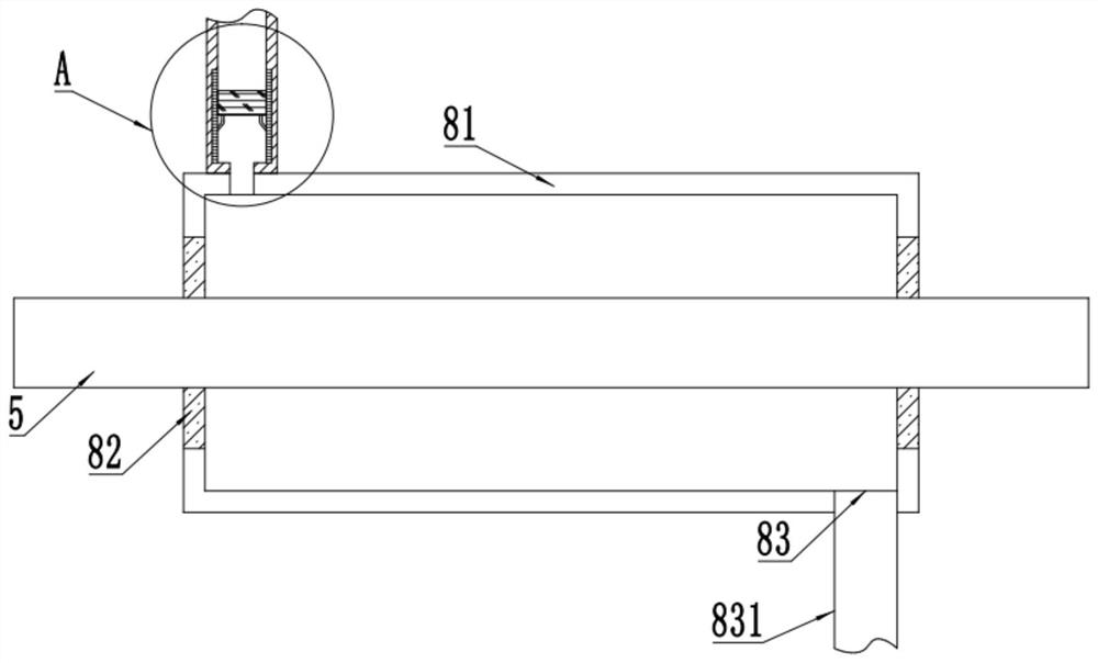 Sub-motor wiredrawing annealing device