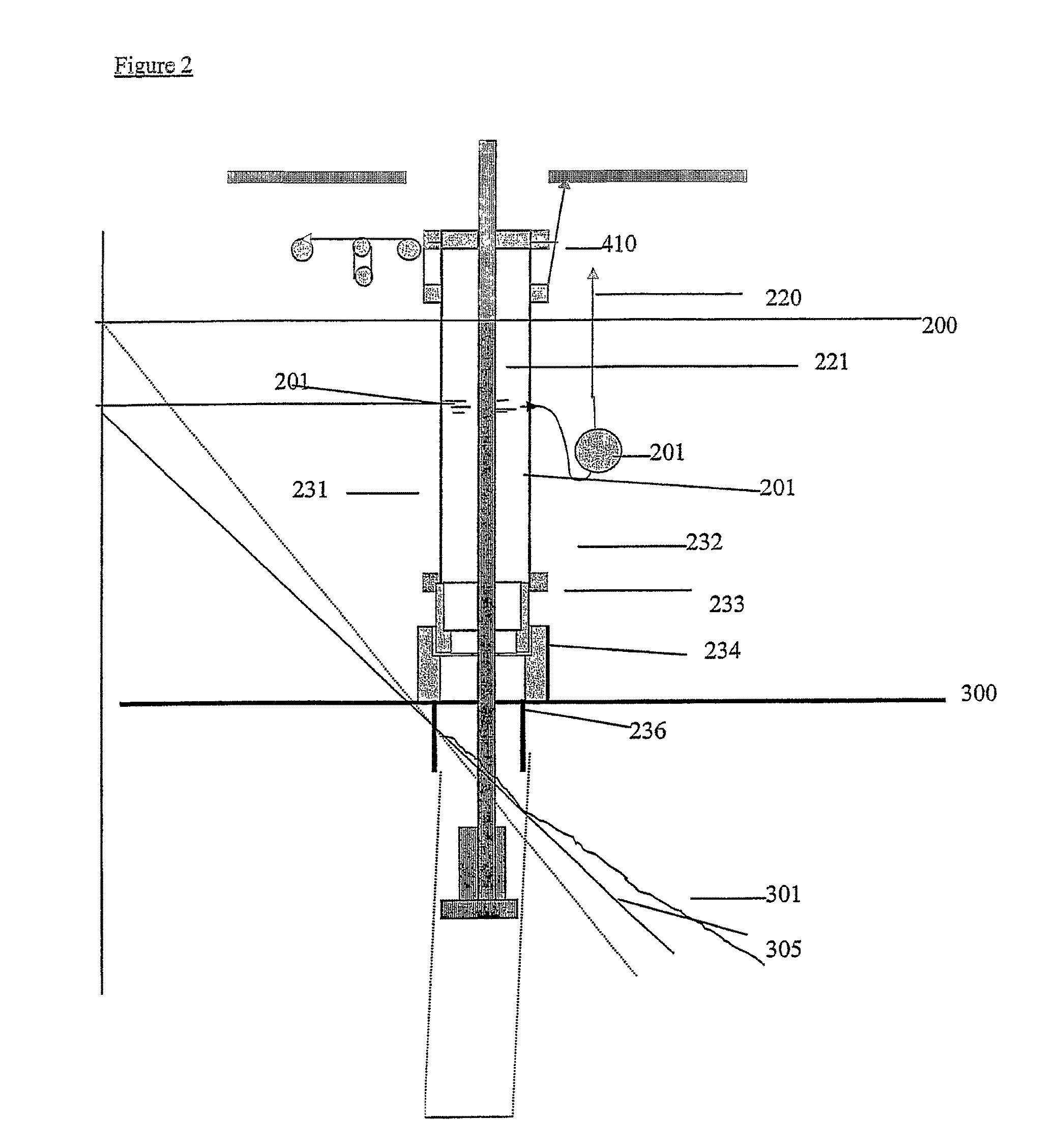 Method and arrangement for removing soils, particles or fluids from the seabed or from great sea depths