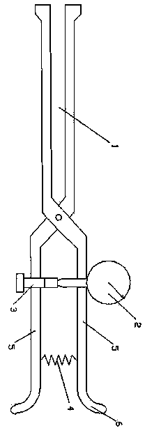 Gauge used for measuring inner groove diameter of elongated hole