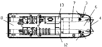 A catamaran for offshore operation and maintenance in the intertidal zone