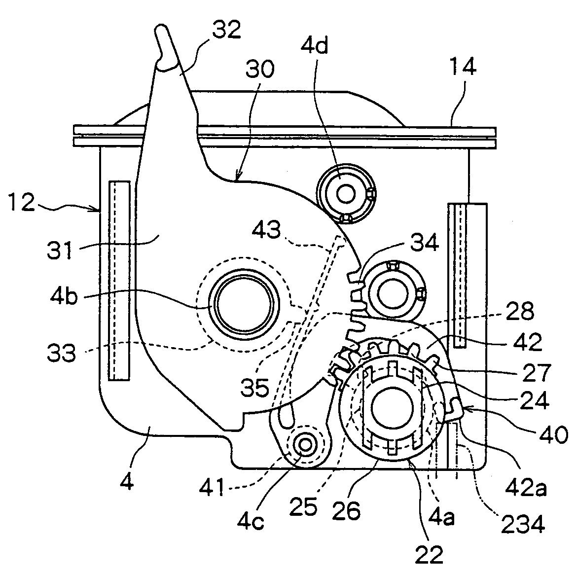 Structure for locking a shutter member in a toner supplying container