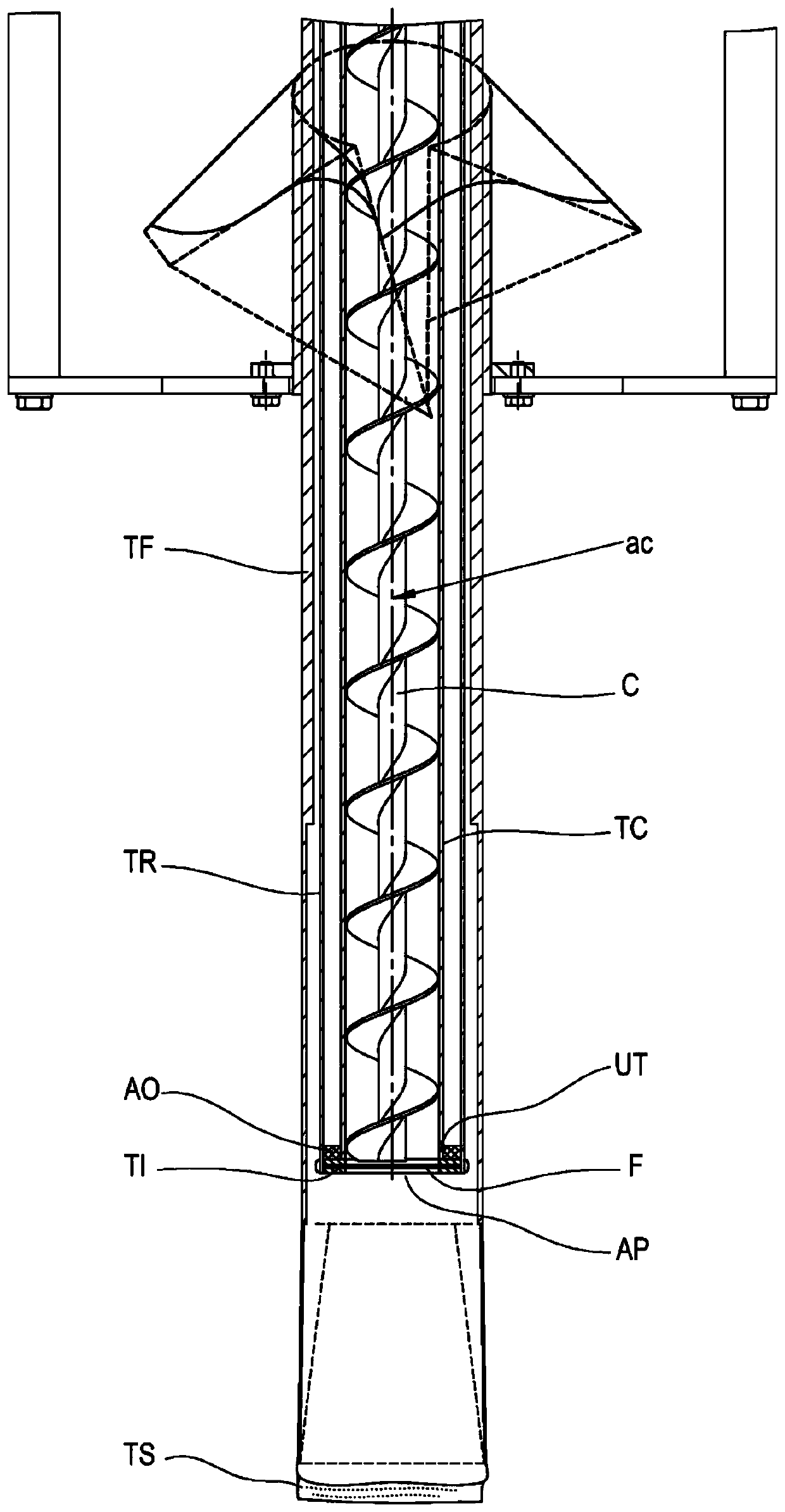 System for measuring out and cutting compacted powders