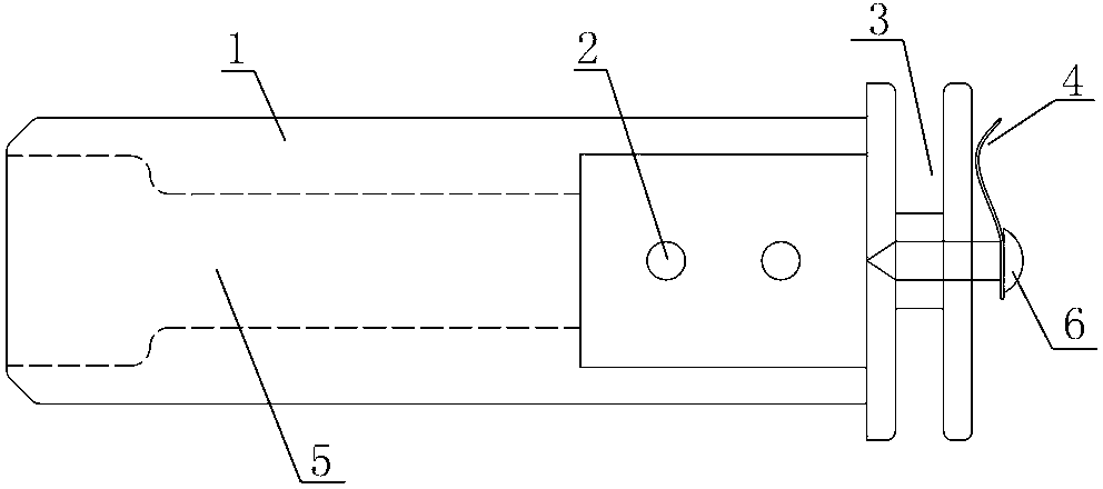 Test-dedicated contact of high-voltage breaker