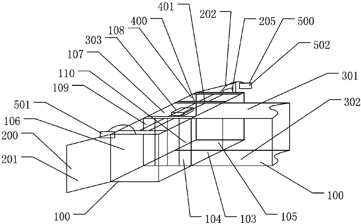 Intelligent package sorting system in community and use method thereof