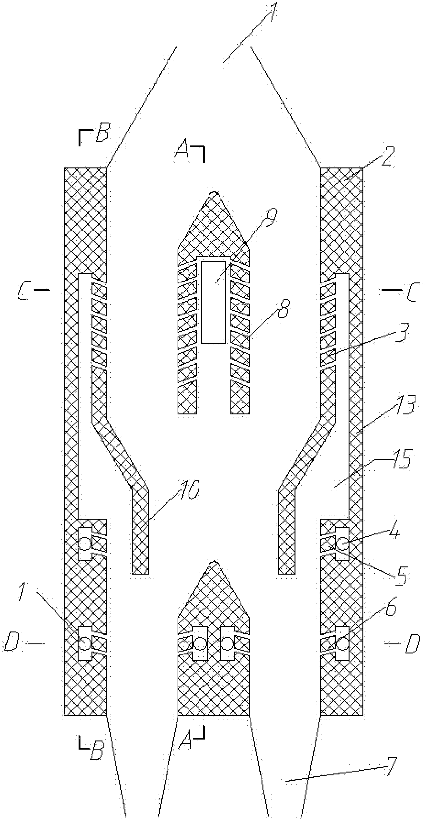 Gas heat carrier low-temperature retort furnace and dry quenching method