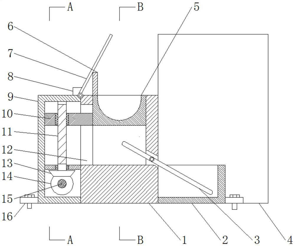 A timed feeding device for captive sheep that is convenient for eating