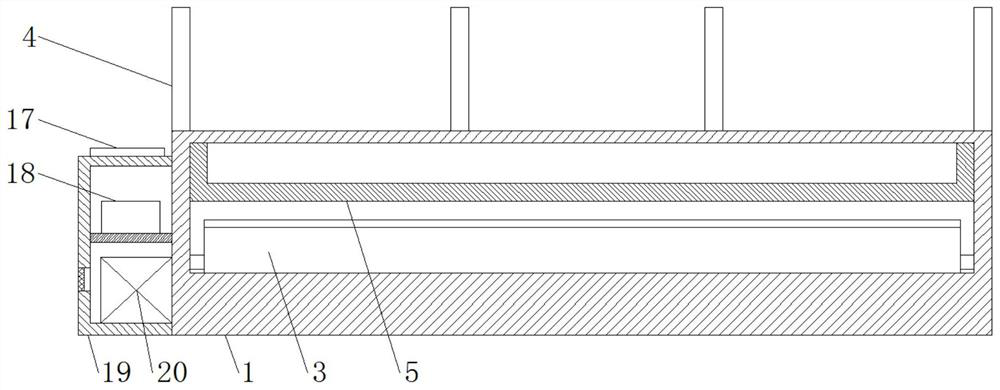 A timed feeding device for captive sheep that is convenient for eating