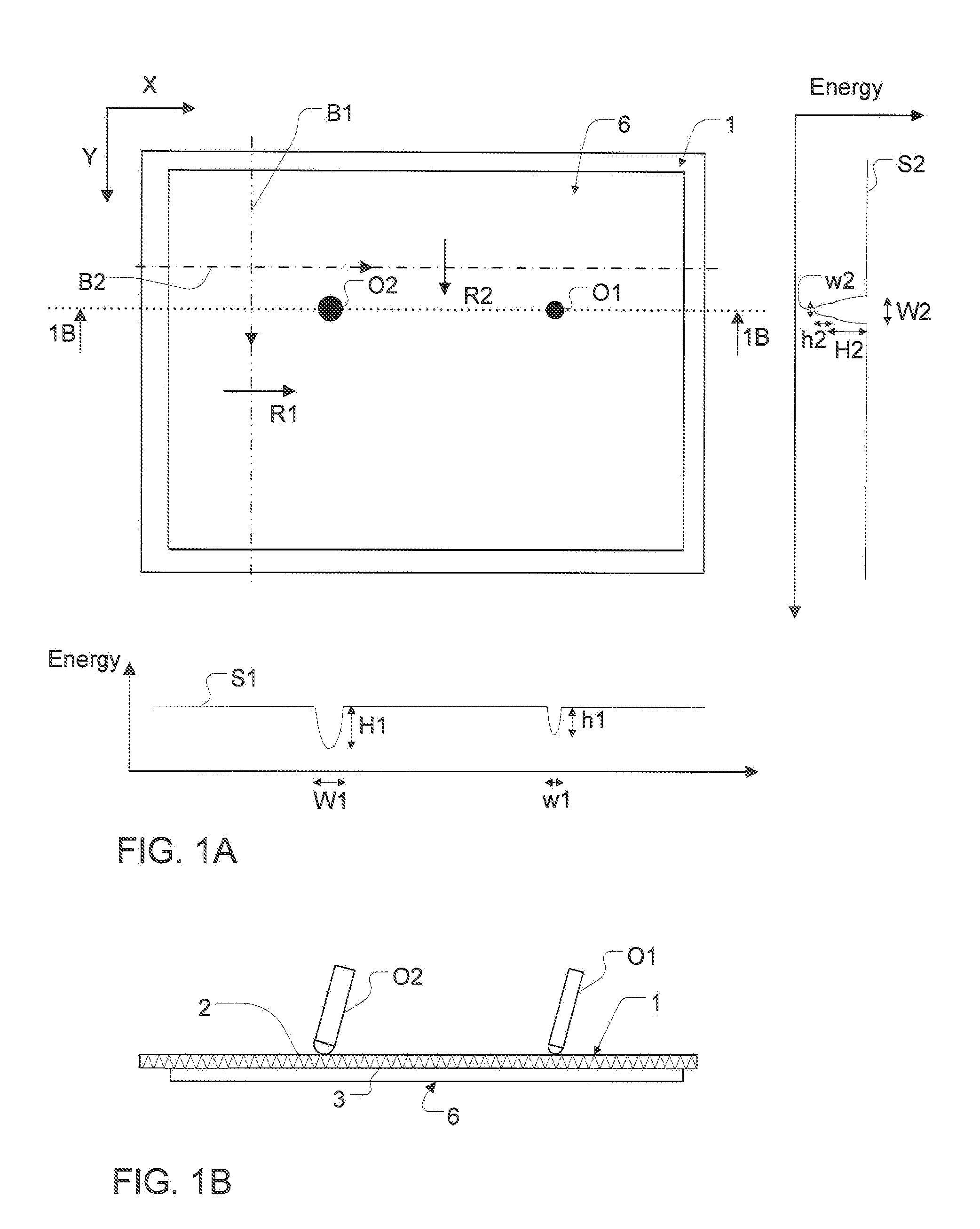 Detecting the locations of a plurality of objects on a touch surface