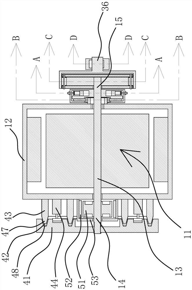 An elevator traction machine