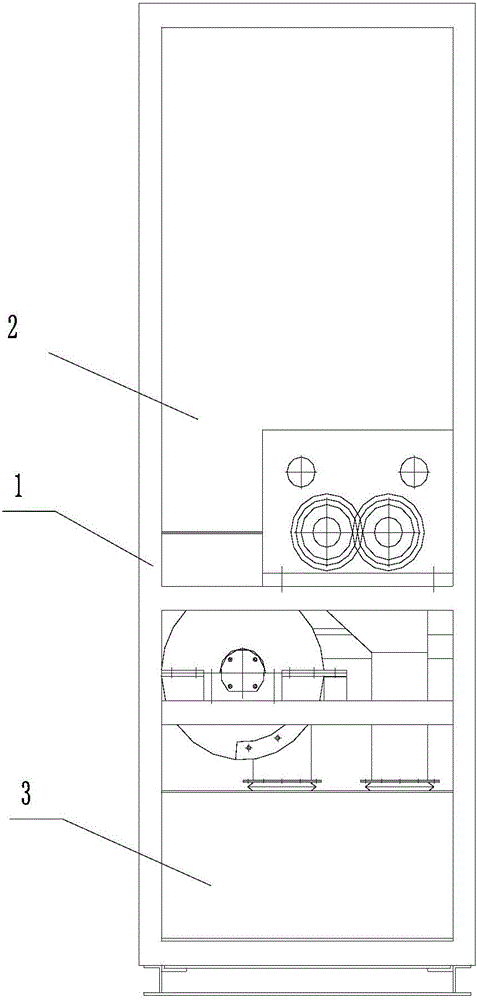 Solid waste size reduction treatment device