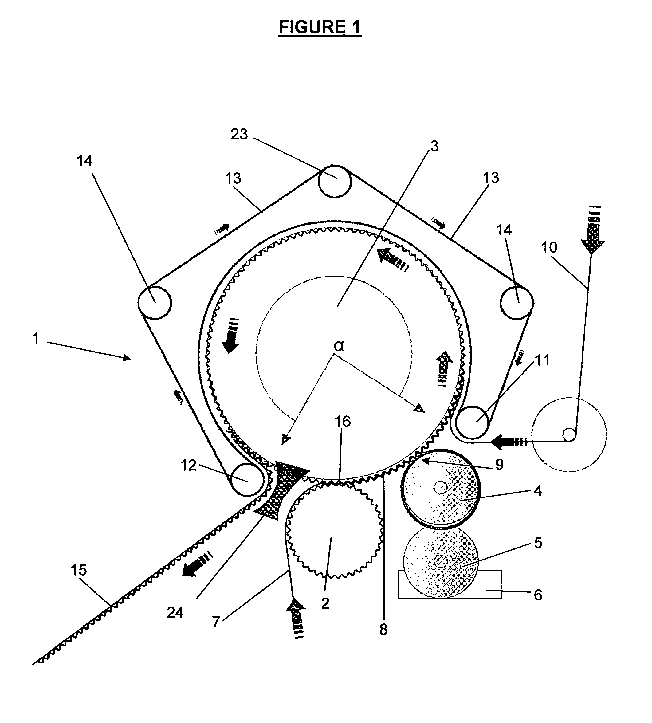 Method of forming single face corrugated board