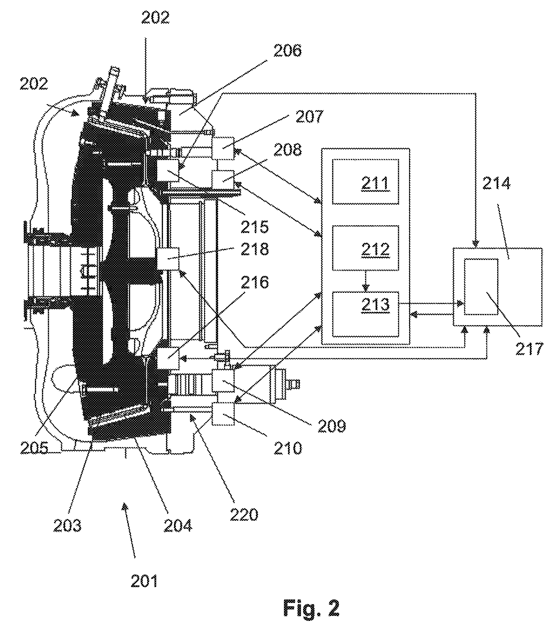 Method and a device for controlling the alignment between refining surfaces
