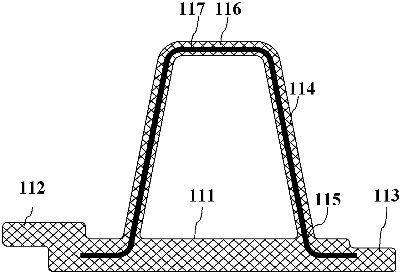 Reinforced thermoplastic composite structure wall pipe and strip and complete-set production device thereof