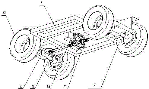 Hopper type mucking loader for narrow-roadway mine shaft