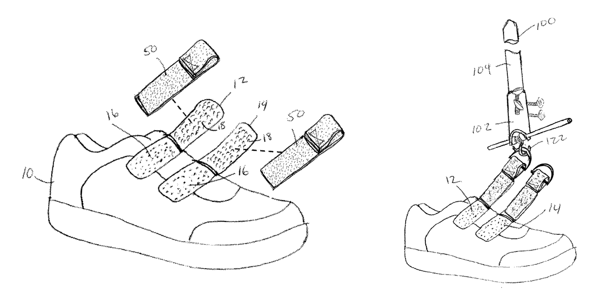 Shoe fastening apparatuses, systems and methods of using the same