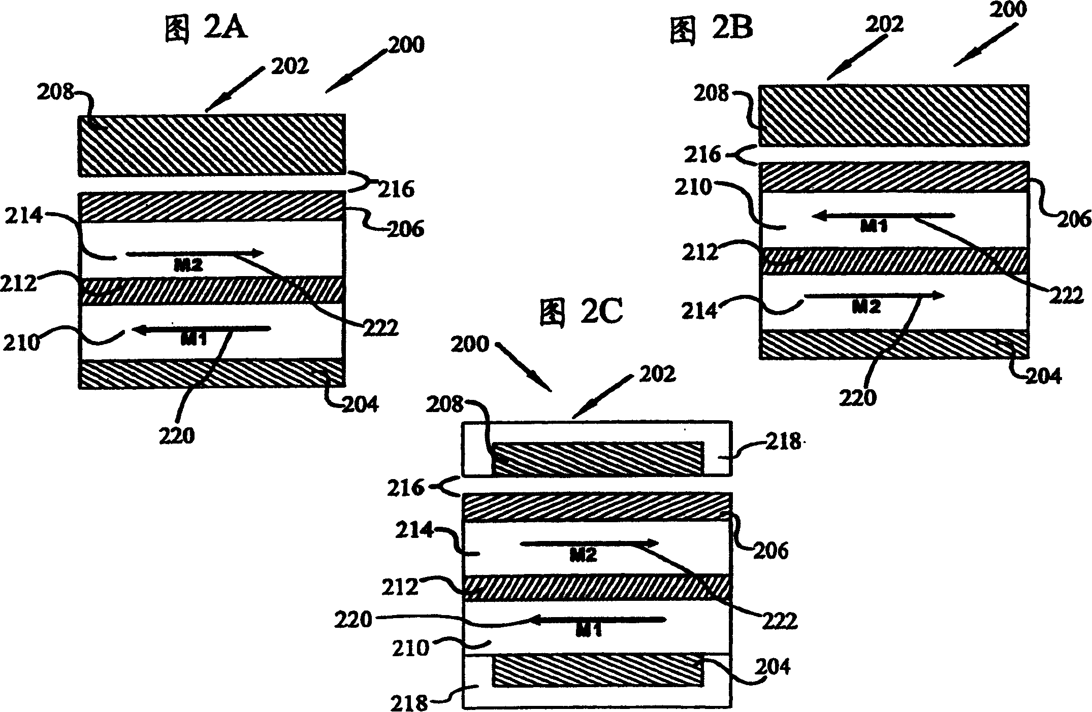 Soft-reference three conductor magnetic memory storage device