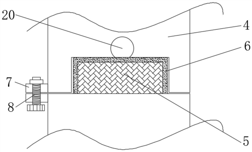 Waterproof and drainage structure for assembled toilet