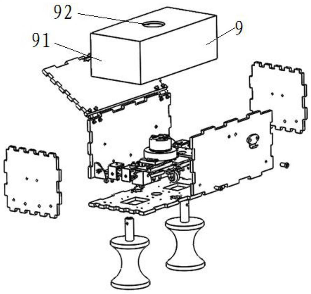 Device for disinfecting environment in corridor