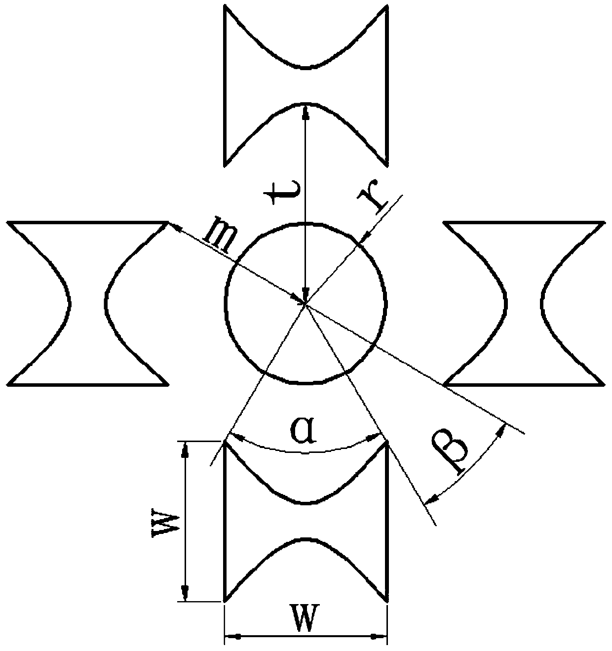 A combined columnar chip enhanced boiling heat transfer microstructure and its manufacturing method