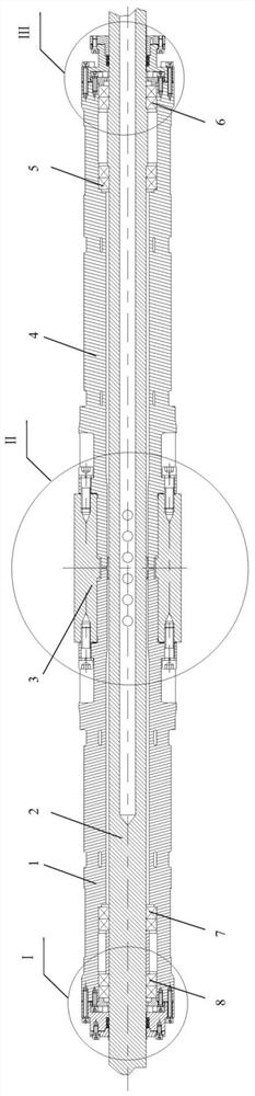 A balance force-measuring device for the test of transverse jet flow effect with high-pressure seal