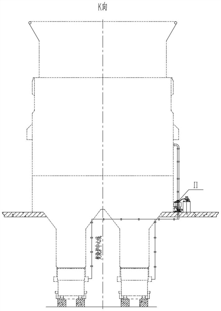 Double-line type dry oil centralized lubricating system of garbage incinerator