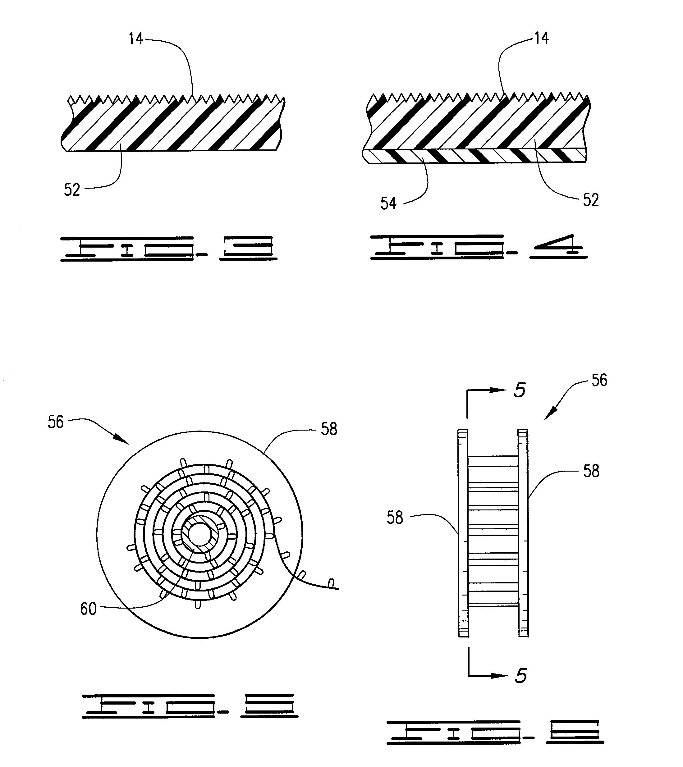 Construction layout stripping having a plurality of pairs of uprights thereon