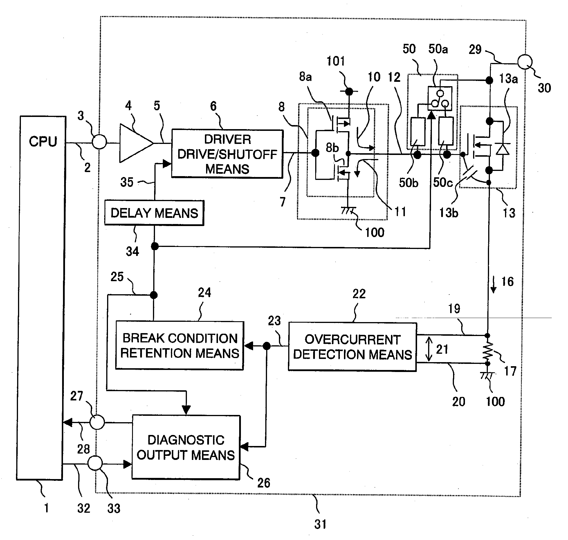 Load Driving and Diagnosis System and Control Method