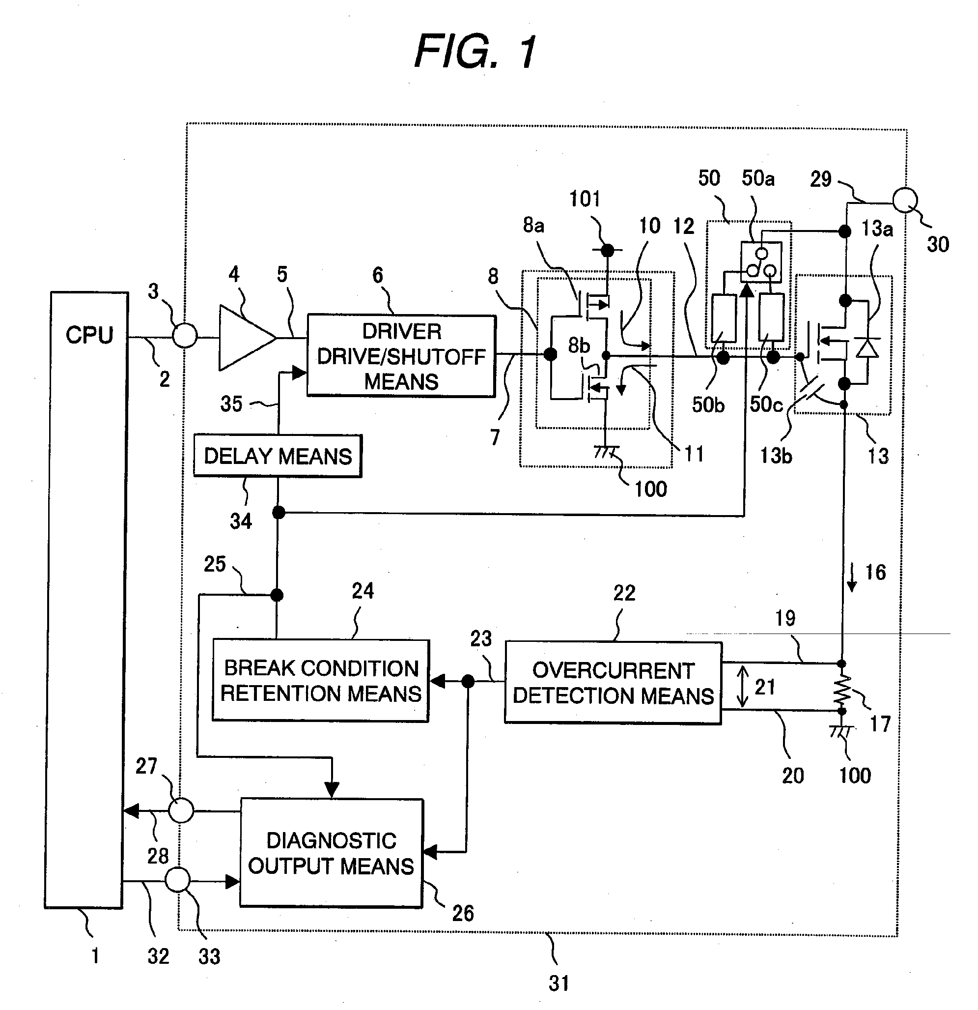 Load Driving and Diagnosis System and Control Method