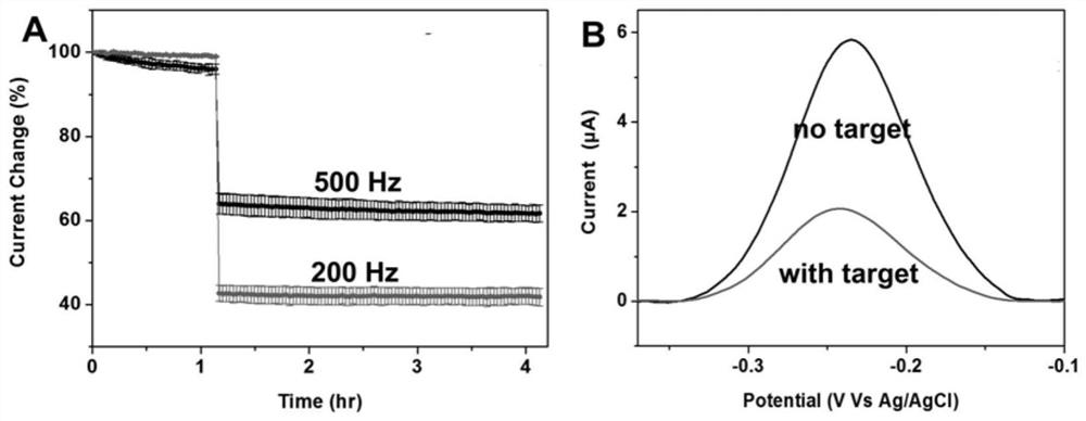 Electrochemical sensor based on high-response glucose aptamer and preparation method thereof