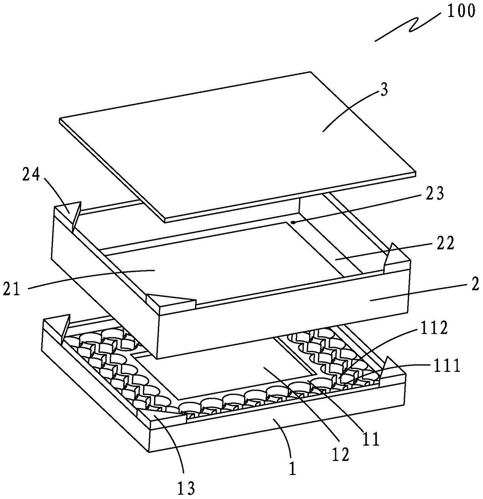 A titanium crystal sintering mold