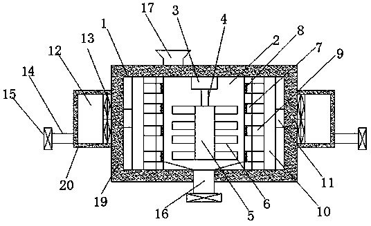 Waste treatment device for acetamide production