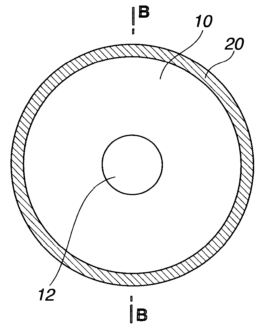 Outer blade cutting wheel and making method