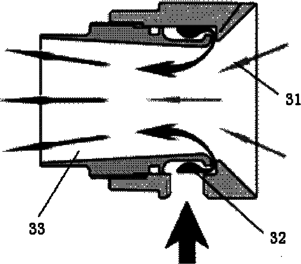 Air inlet system for engine