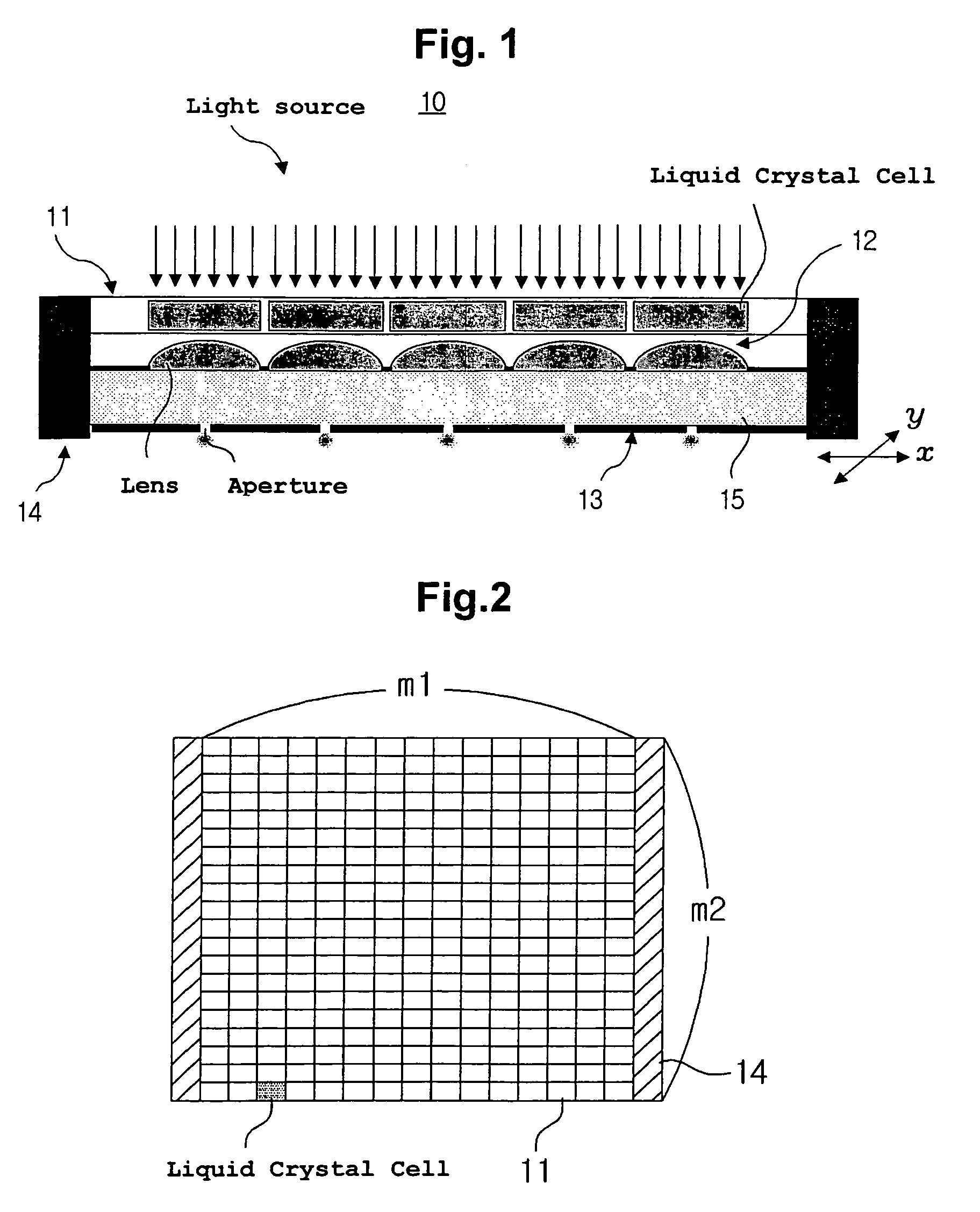 Two-dimensional light-modulating nano/micro aperture array and high-speed nano pattern recording system utilized with the array