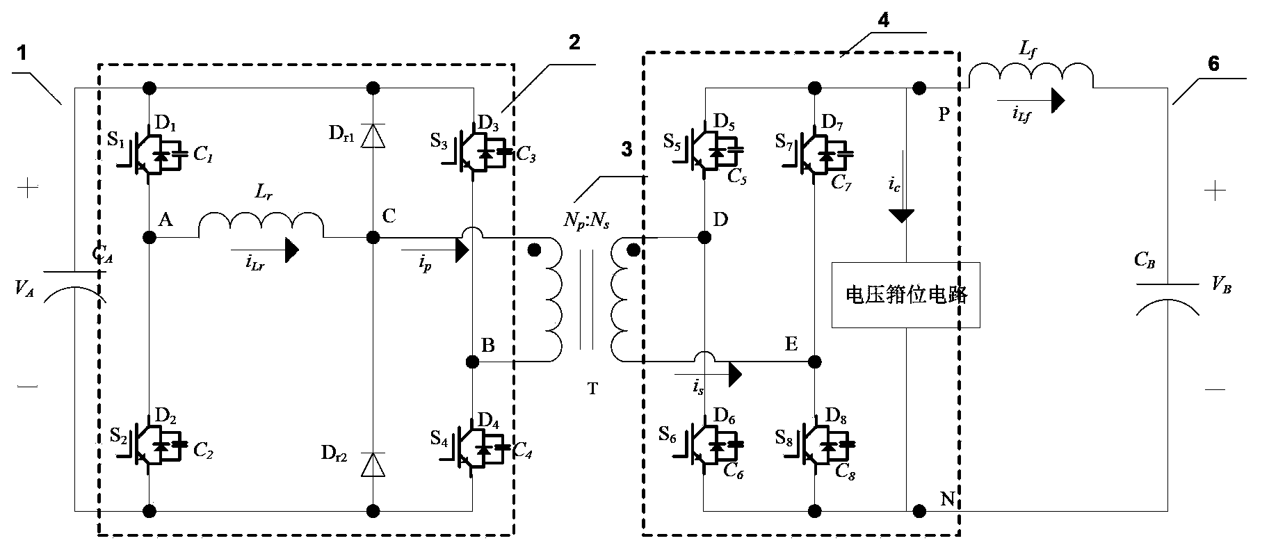 Bidirectional direct-current converter