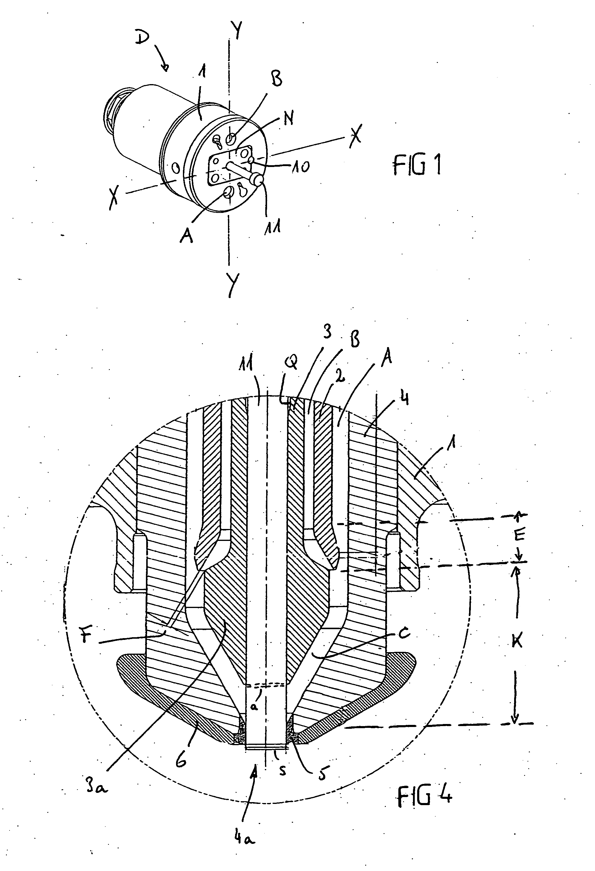 Coinjection nozzle
