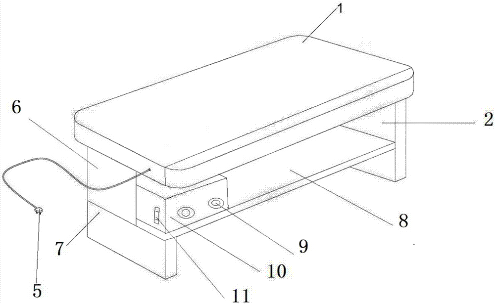 Plug-in drawing room tea table capable of boiling water