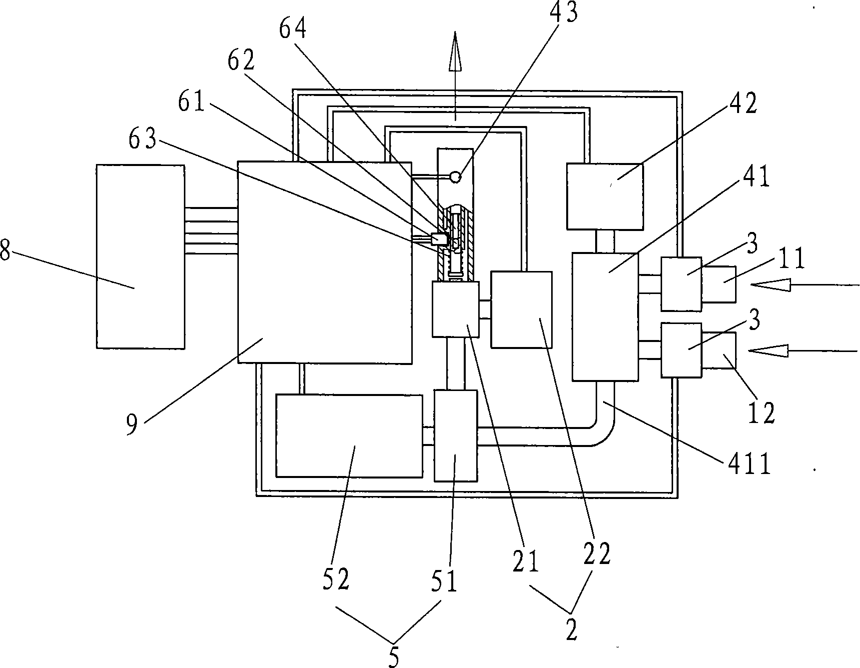 Intelligent water supply central processing unit