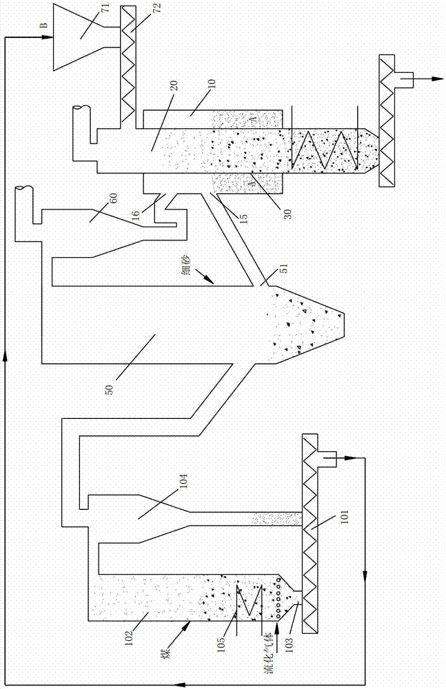 External heating type solid carbonaceous material pyrolysis method and pyrolysis system