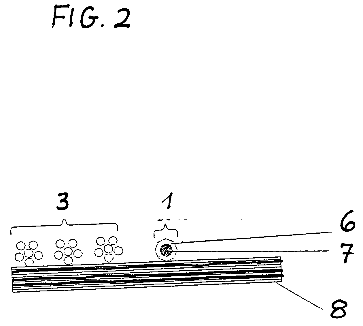 Monitoring device for flexible heating elements