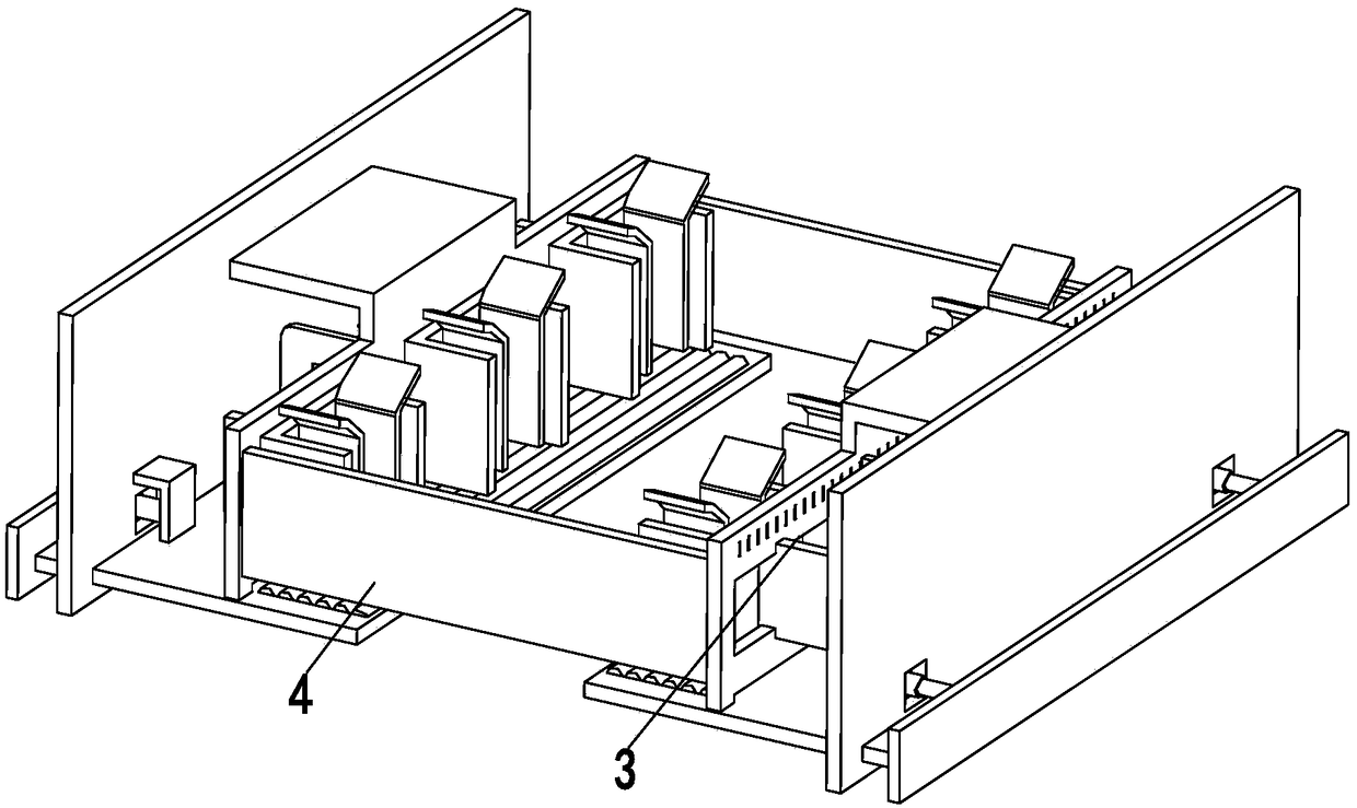 Distribution system of railway construction special sleeper