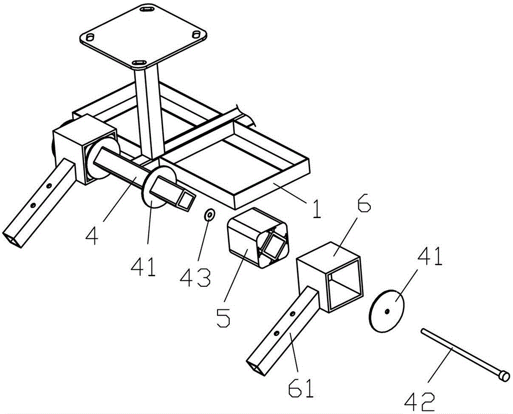 Independent suspension shock absorbing structure for wheels of scooter