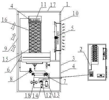 Constant-temperature and constant-humidity ice-source heat pump unit