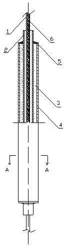 Quick detachment and installation type pipeline chemical reactor with continuous flow passage