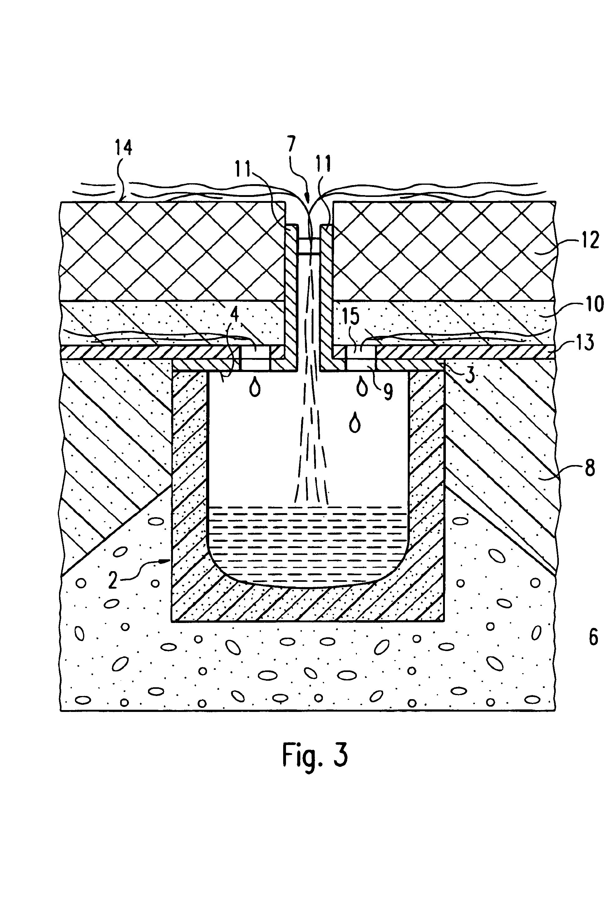 Cover for a drainage arrangement and a method of producing such an arrangement